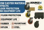How Caster Material Affects Floor Protection and Equipment Life