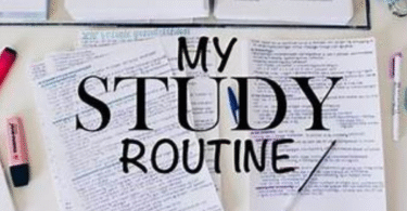 daily study routine guide