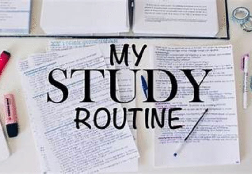 daily study routine guide