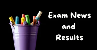 exams news and results