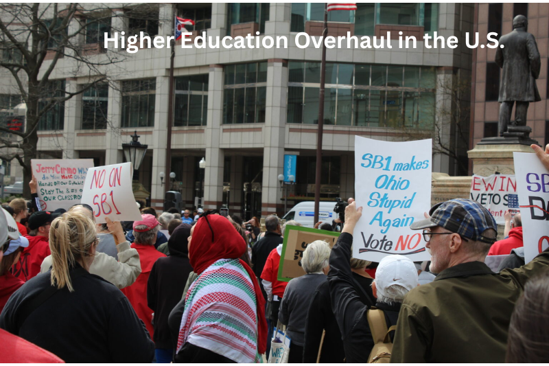 higher education overhaul in the U.S.