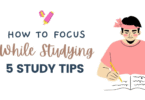 how to focus while studying