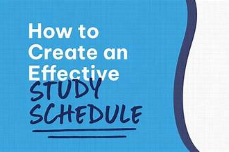 start early and plan your study schedule