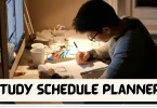 study schedule planner